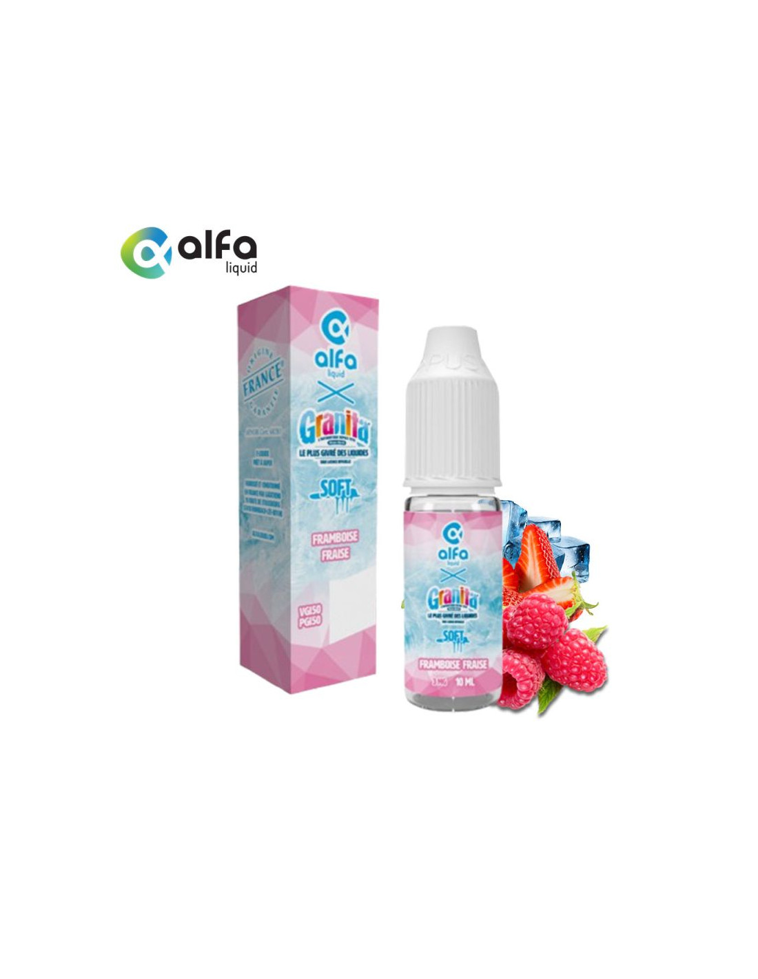 FRAMBOISE FRAISE SOFT 10ML - GRANITA 4,99 € AlkaVape