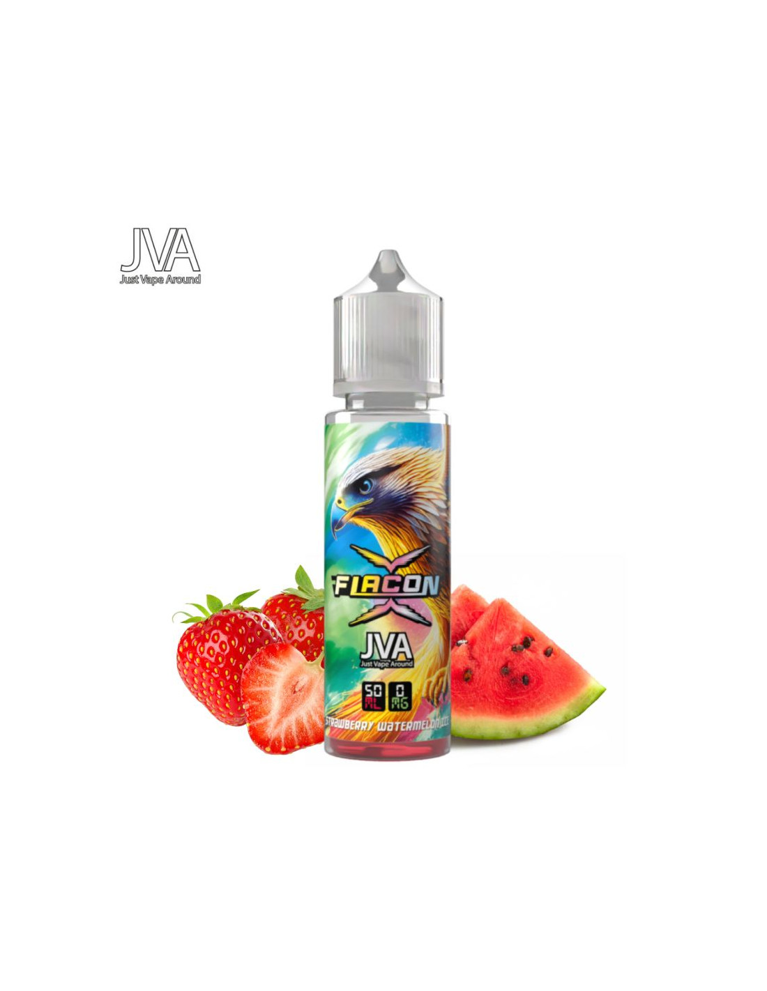STRAWBERRY WATERMELON ICE 50ML - FLACON X JVA 13,99 € AlkaVape