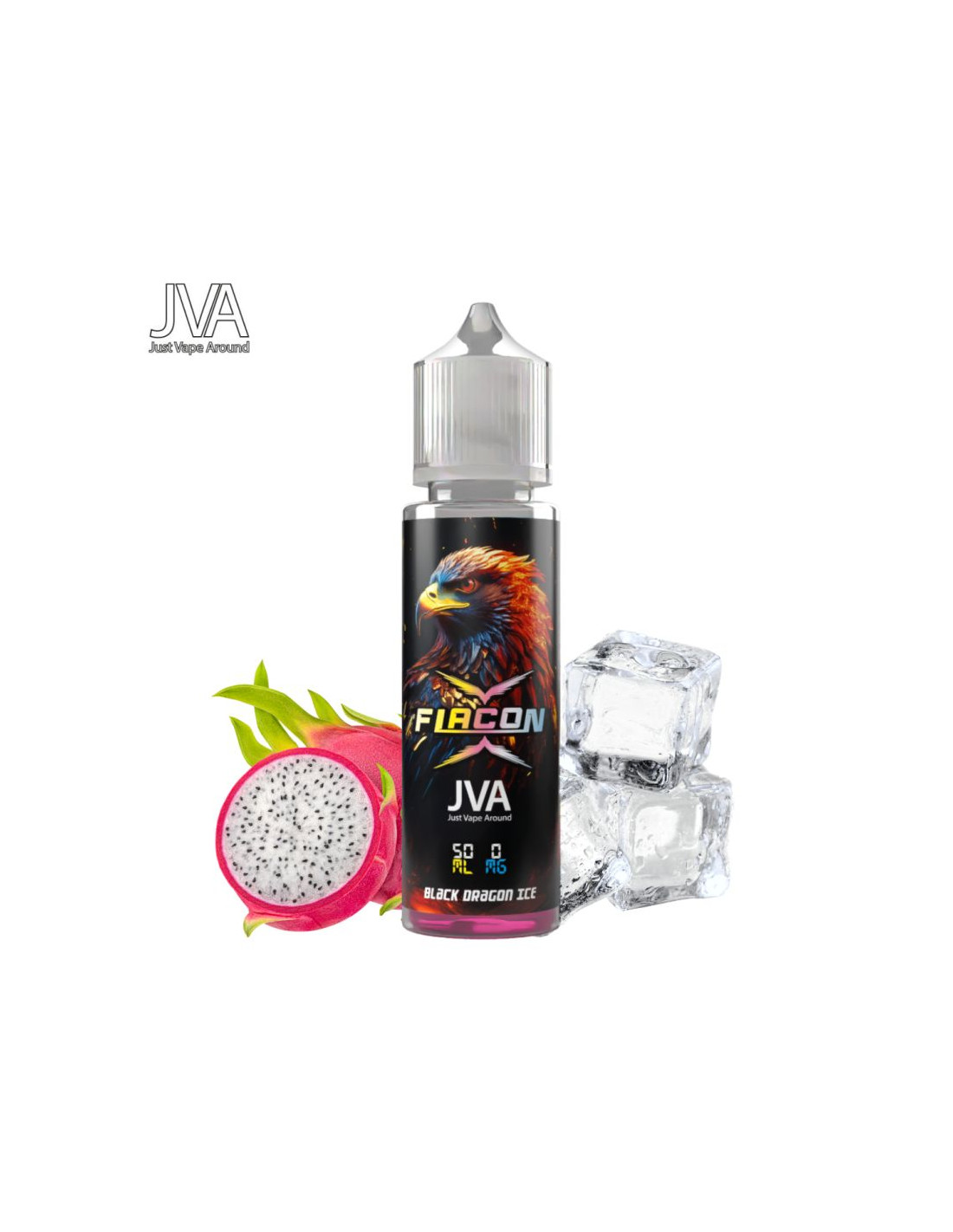 BLACK DRAGON ICE 50ML - FLACON X JVA 13,99 € AlkaVape
