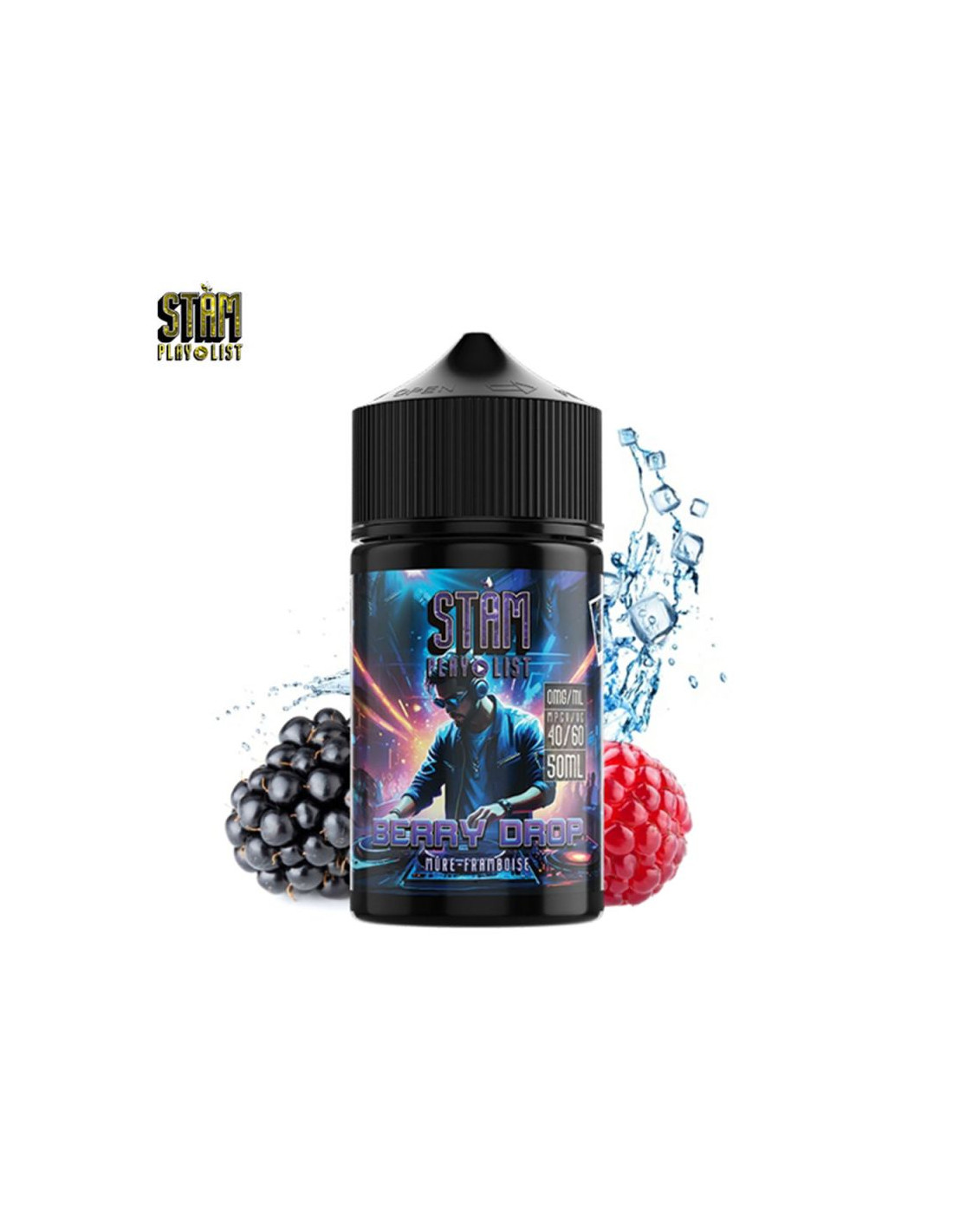 BERRY DROP 50ML - STAM PLAYLIST 13,99 € AlkaVape