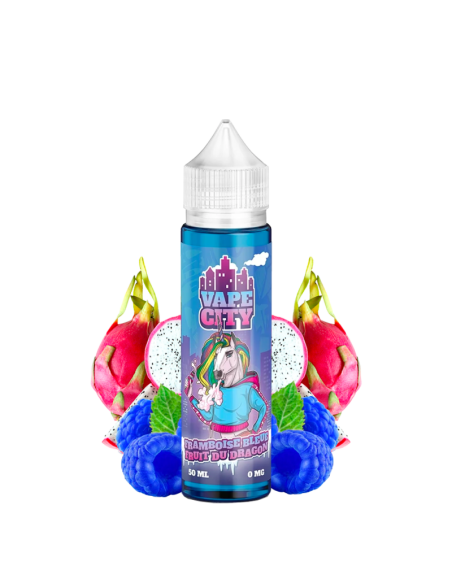 FRAMBOISE BLEUE FRUIT DU DRAGON 50ML - VAPE CITY