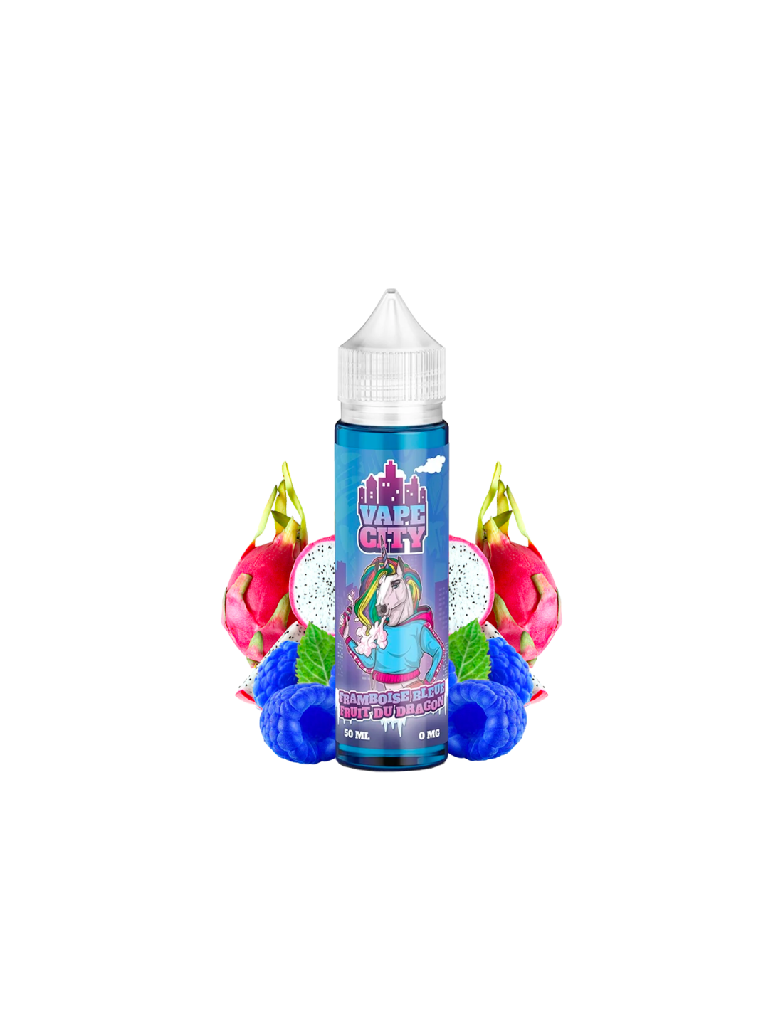 FRAMBOISE BLEUE FRUIT DU DRAGON 50ML - VAPE CITY 13,99 € AlkaVape