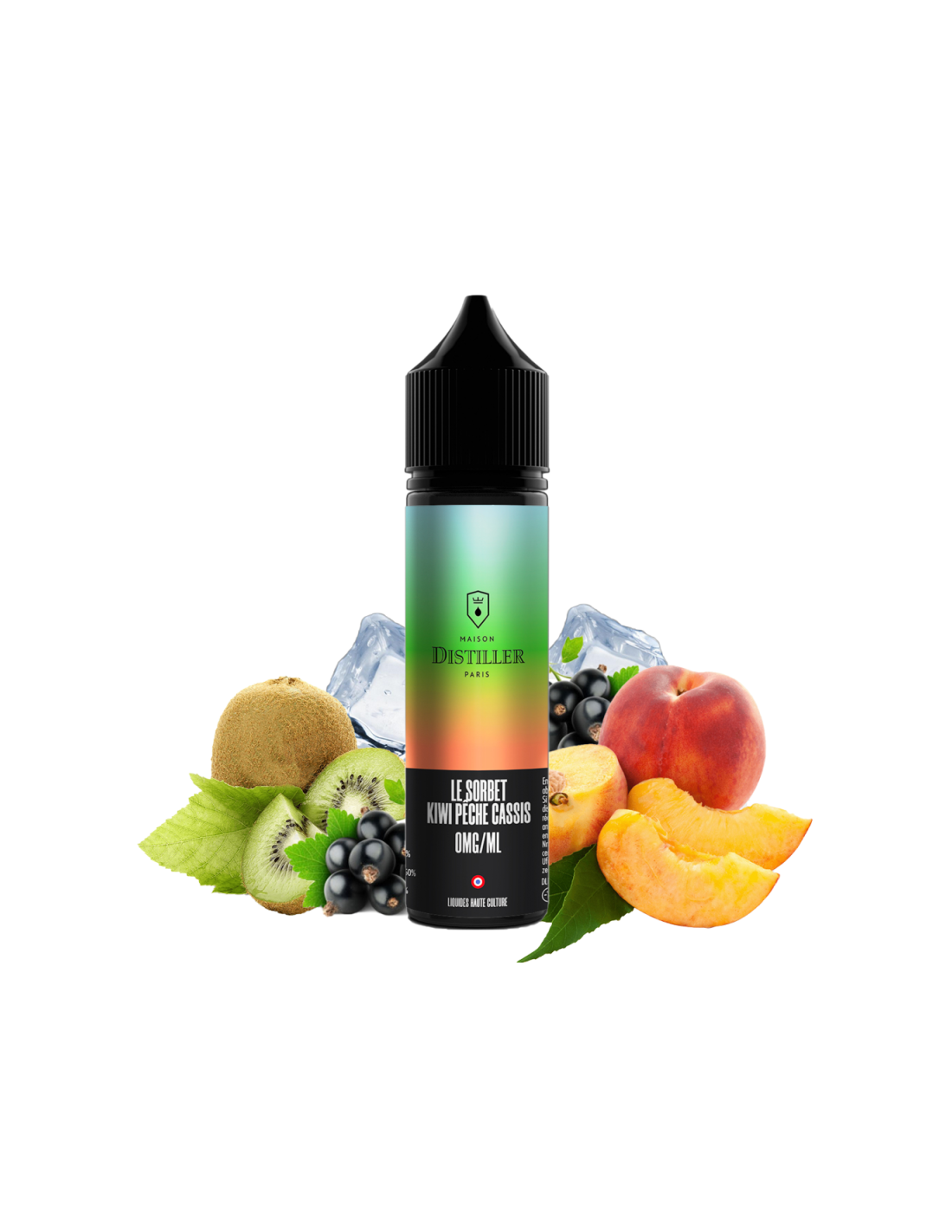 LE SORBET KIWI PÊCHE CASSIS 50ML - MAISON DISTILLER 13,99 € AlkaVape