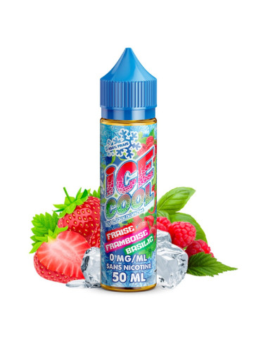 FRAISE FRAMBOISE BASILIC 50ML - ICE COOL BY LIQUIDAROM 13,99 € AlkaVape