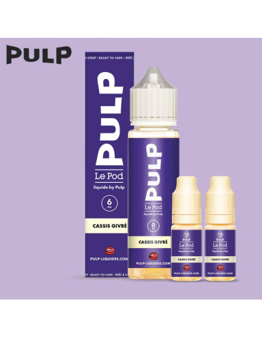 PACK CASSIS GIVRÉ 60ML - LE POD LIQUIDE BY PULP 14,99 € AlkaVape