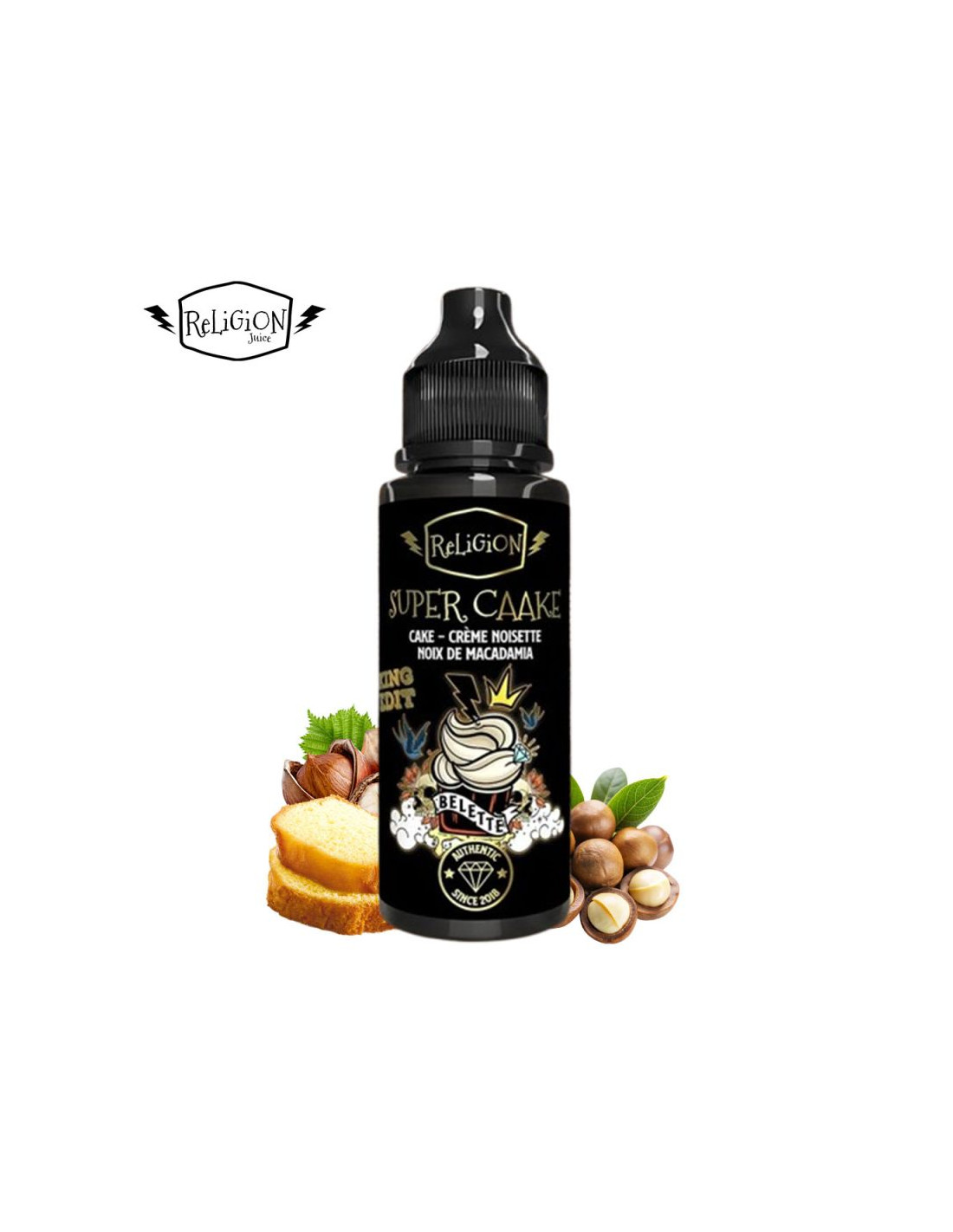 SUPER CAAKE KING EDITION 100ML - RELIGION JUICE 17,99 € AlkaVape
