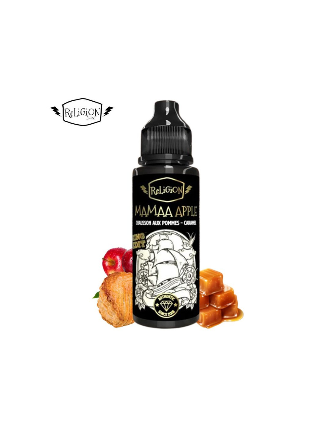 MAMAA APPLE KING EDITION 100ML - RELIGION JUICE 17,99 € AlkaVape