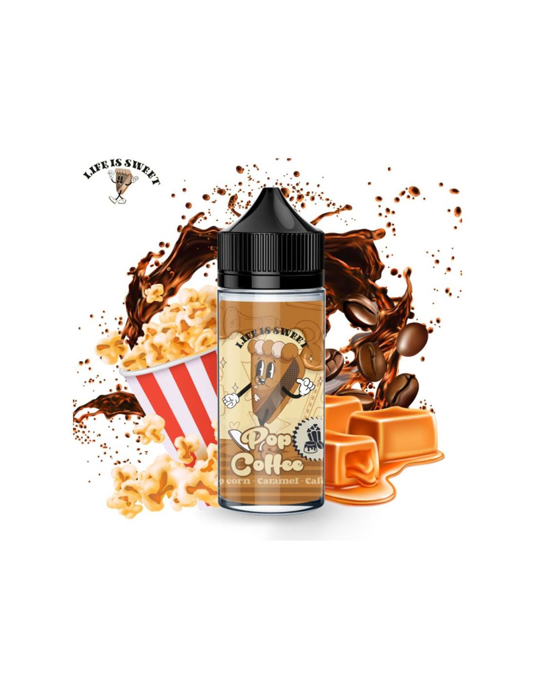 POP & COFFEE 100ML - LIFE IS SWEET 17,99 € AlkaVape