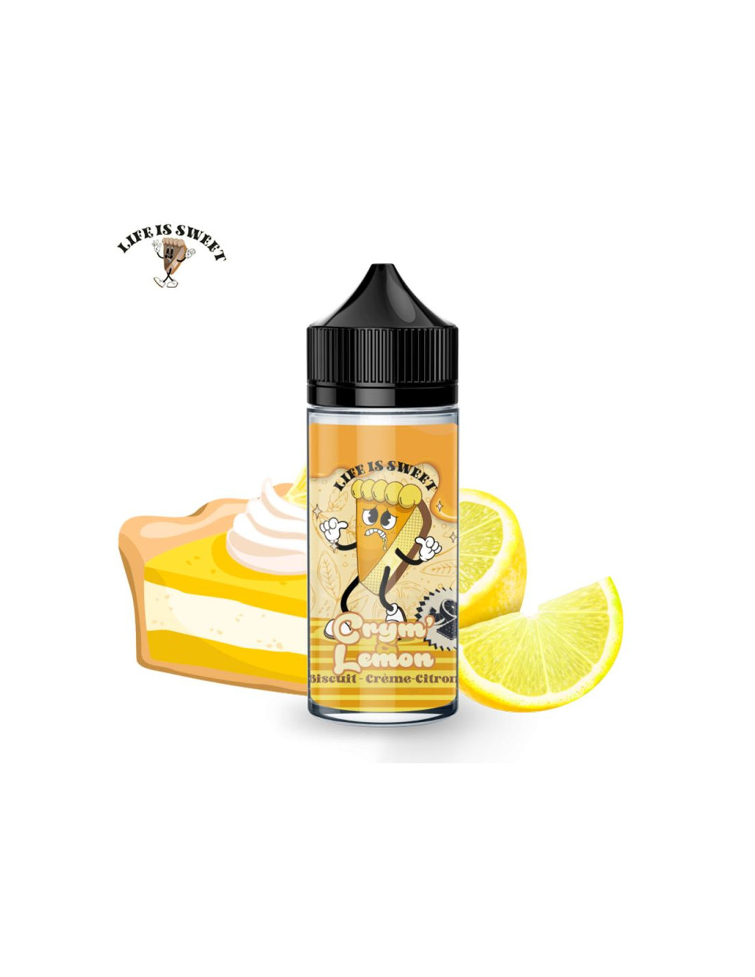 CRYM & LEMON 100ML - LIFE IS SWEET 17,99 € AlkaVape
