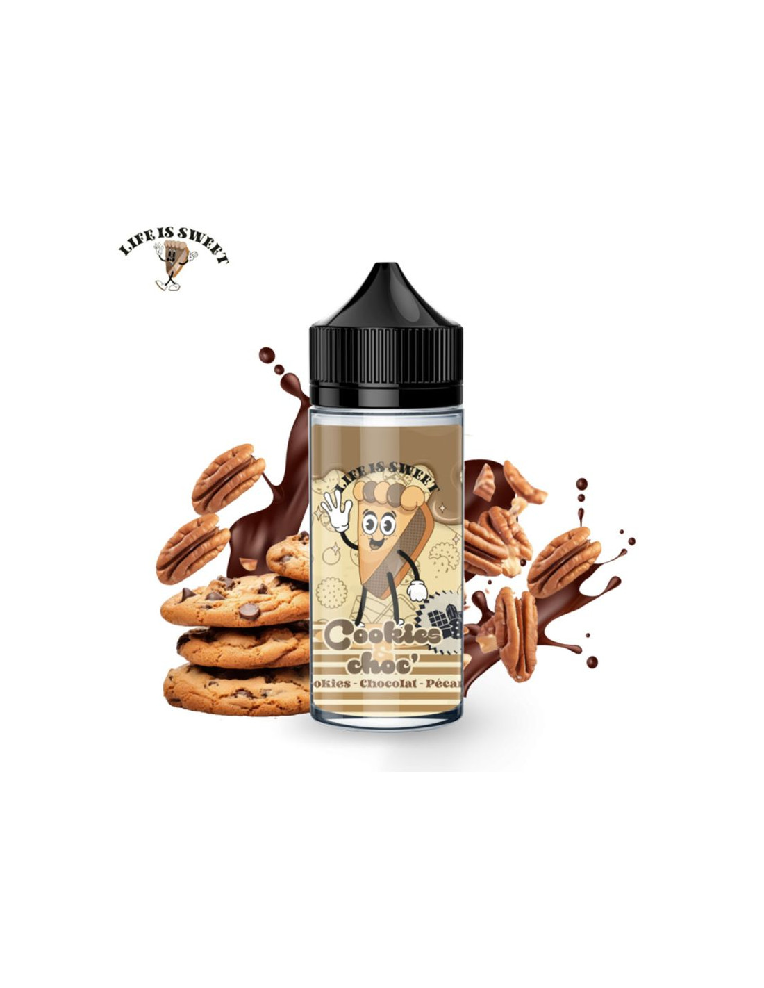 COOKIES & CHOC 100ML - LIFE IS SWEET 17,99 € AlkaVape