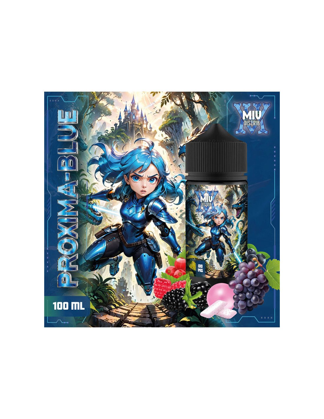 PROXIMA BLUE 100ML - MIV DISTRIB BY MADE IN VAPE 17,99 € AlkaVape