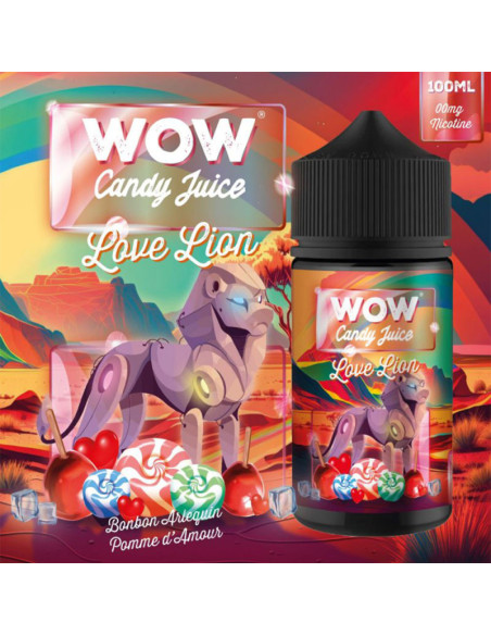 LOVE LION 100ML - WOW CANDY JUICE EVOLUTION BY MADE IN VAPE