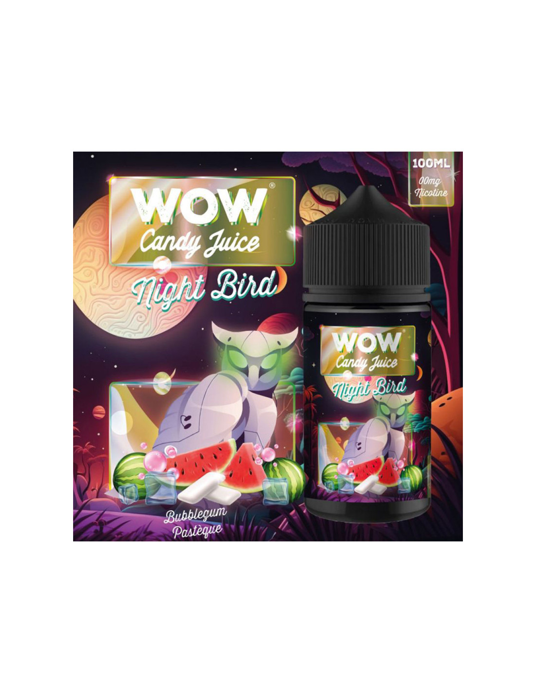 NIGHT BIRD 100ML - WOW CANDY JUICE EVOLUTION BY MADE IN VAPE 17,99 € AlkaVape
