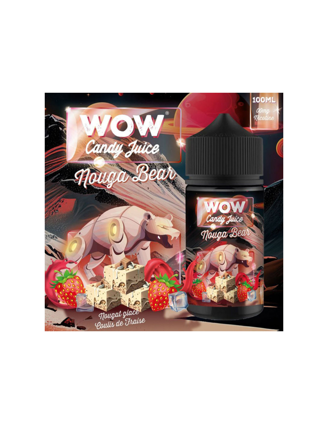 NOUGA BEAR 100ML - WOW CANDY JUICE EVOLUTION BY MADE IN VAPE 17,99 € AlkaVape