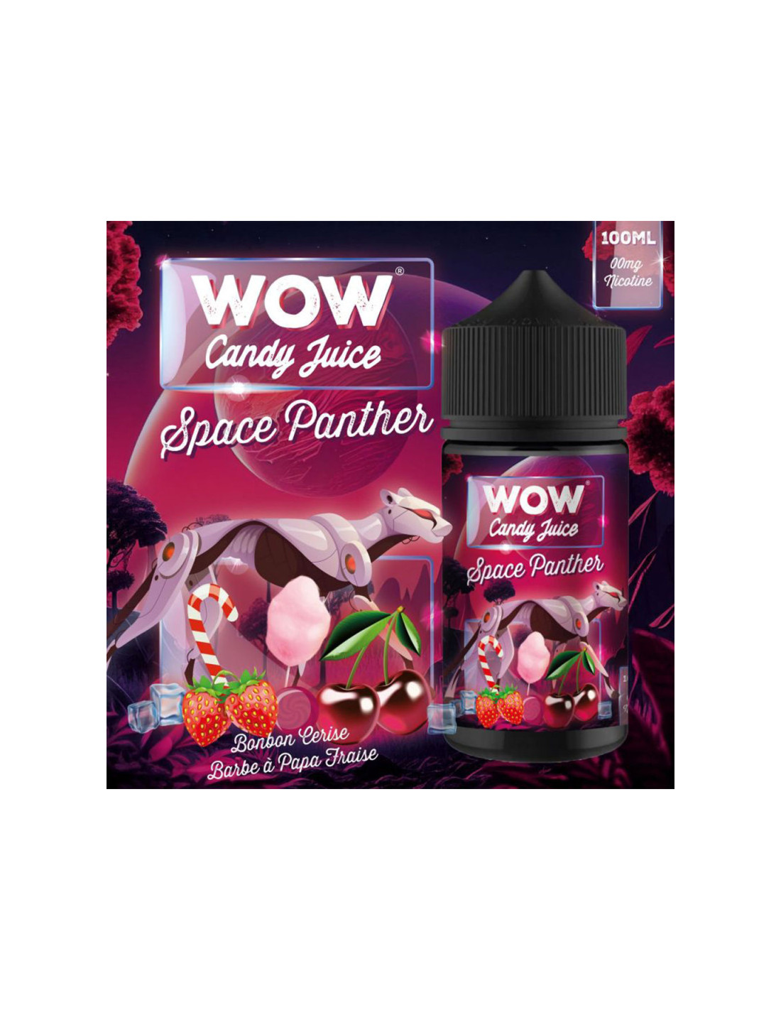 SPACE PANTHER 100ML - WOW CANDY JUICE EVOLUTION BY MADE IN VAPE 17,99 € AlkaVape