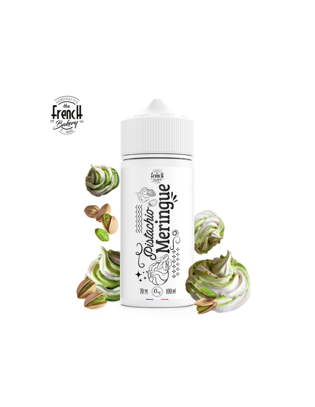 PISTACHIO MERINGUE 100ML - THE FRENCH BAKERY 17,99 € AlkaVape