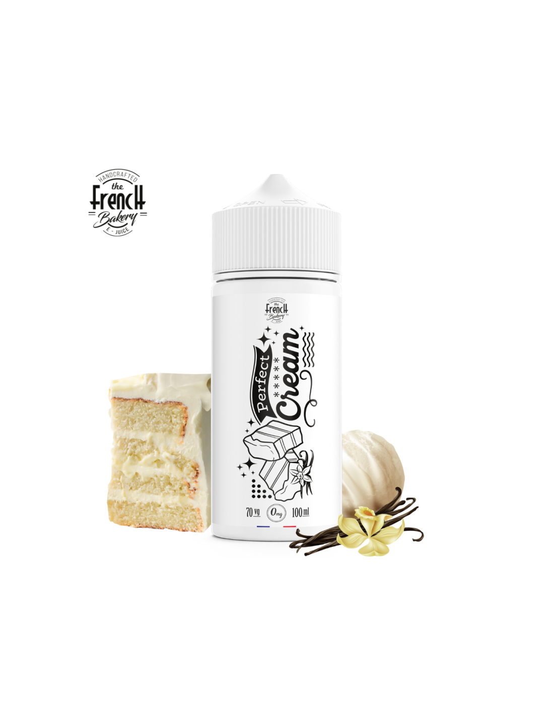 PERFECT CREAM 100ML - THE FRENCH BAKERY 17,99 € AlkaVape