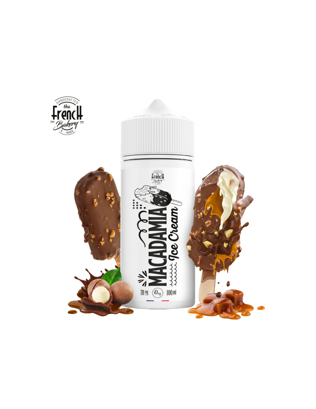 MACADAMIA ICE CREAM 100ML - THE FRENCH BAKERY 17,99 € AlkaVape