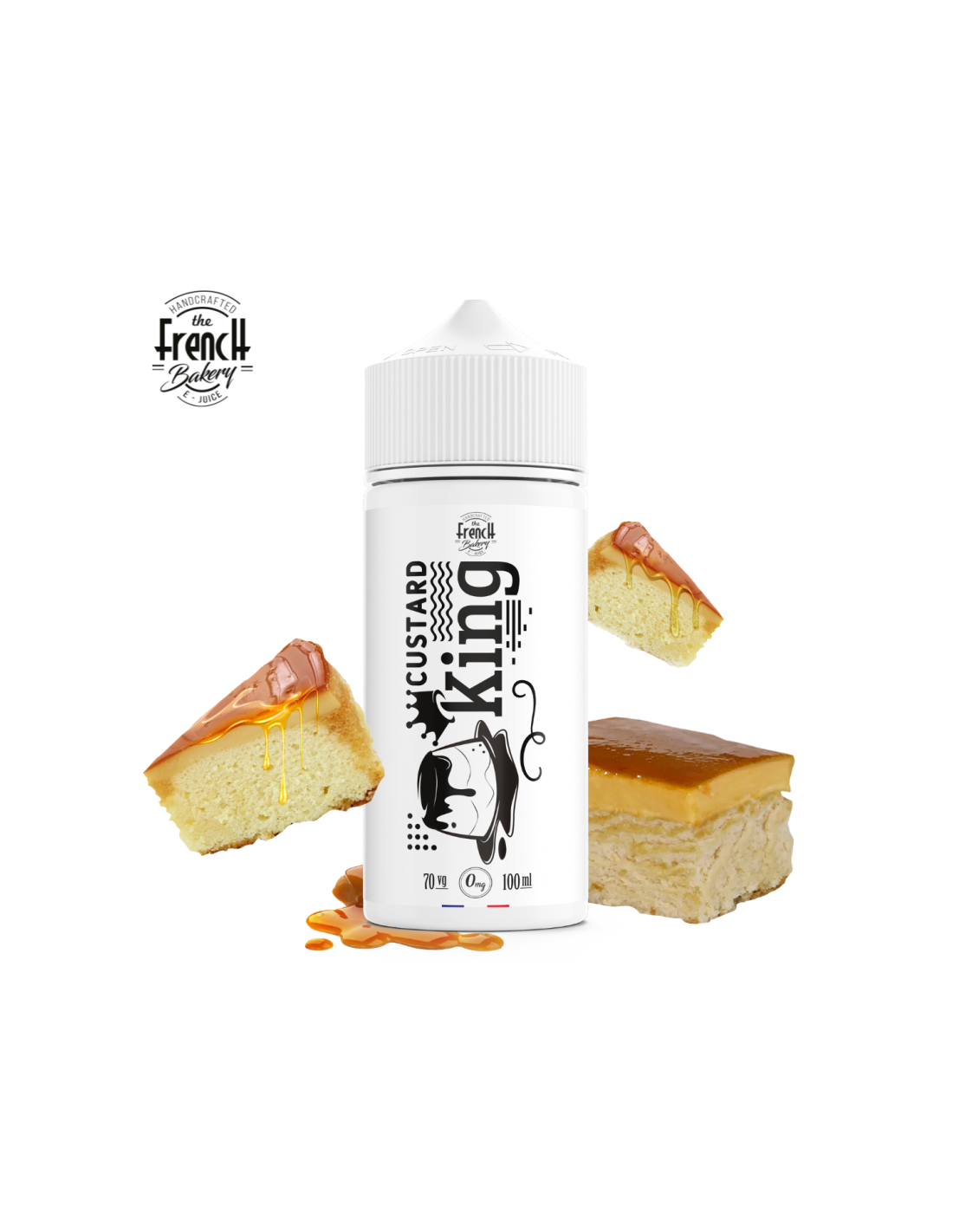 CUSTARD KING 100ML - THE FRENCH BAKERY 17,99 € AlkaVape