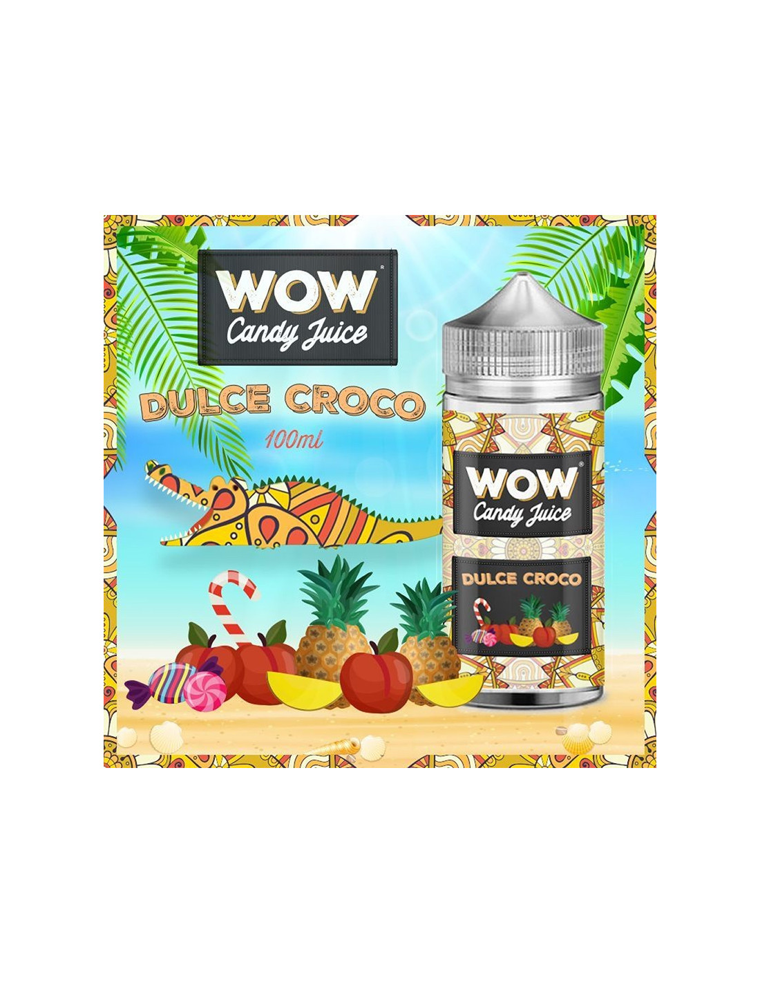 DULCE CROCO 100ML - WOW CANDY JUICE BY MADE IN VAPE 17,99 € AlkaVape