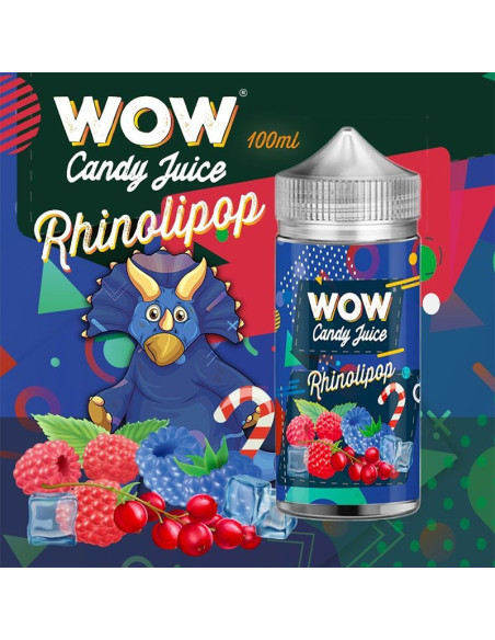 RHINOLIPOP 100ML - WOW CANDY JUICE BY MADE IN VAPE