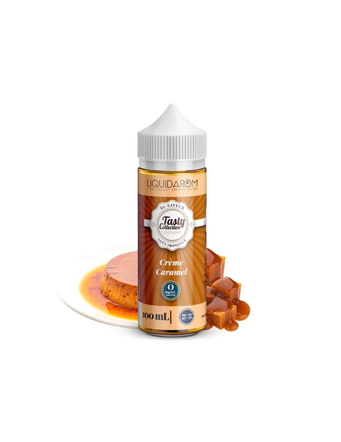 CRÈME CARAMEL 100ML - TASTY BY LIQUIDAROM 17,99 € AlkaVape