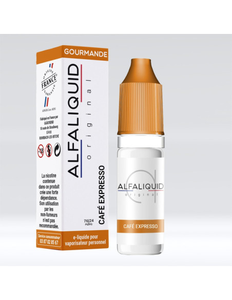 CAFÉ EXPRESSO 10ML - ALFALIQUID GOURMANDES