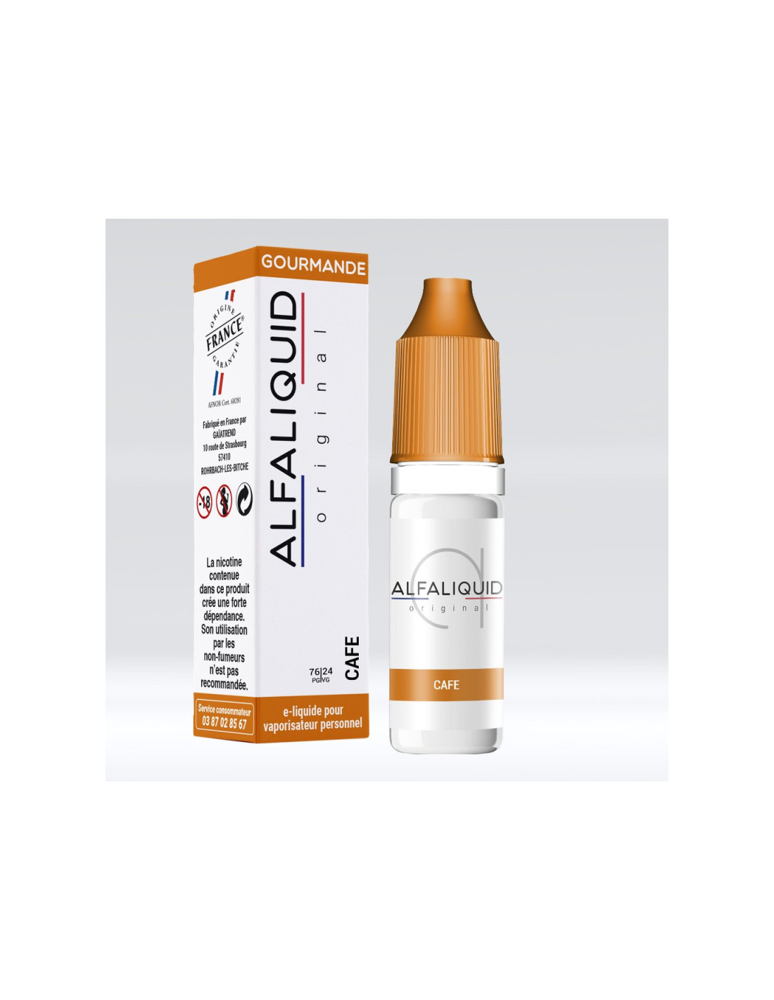 CAFÉ 10ML - ALFALIQUID GOURMANDES 4,99 € AlkaVape