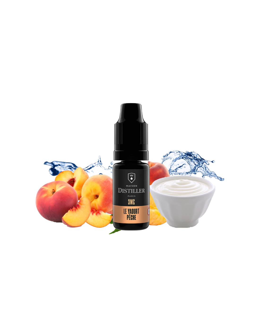 LE YAOURT PÊCHE 10ML - MAISON DISTILLER 4,99 € AlkaVape