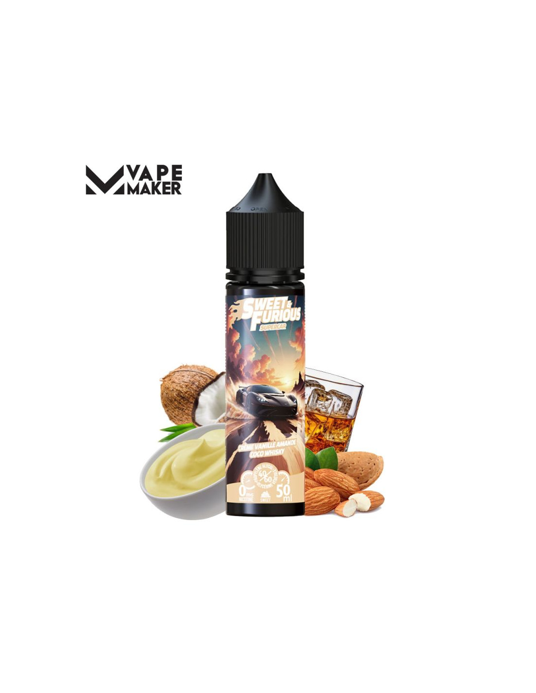 SUPERCAR 50ML - SWEET & FURIOUS BY VAPE MAKER 13,99 € AlkaVape