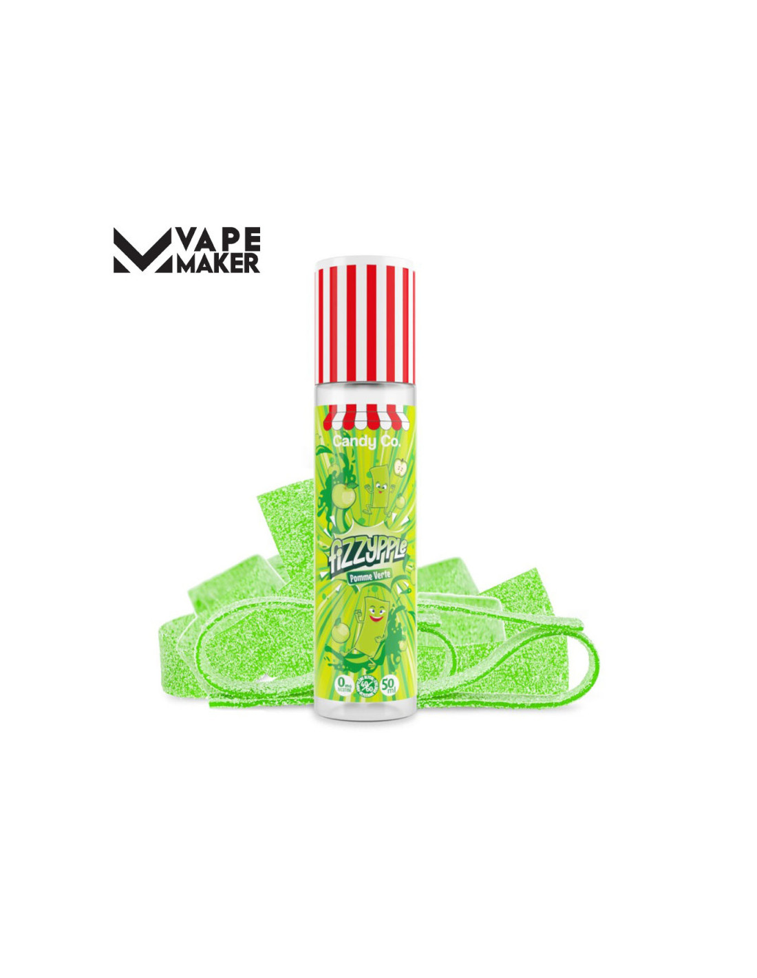 FIZZYPPLE 50ML - CANDY CO BY VAPE MAKER 13,99 € AlkaVape