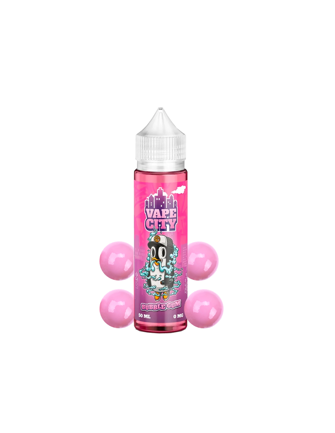 BUBBLE GUM 50ML - VAPE CITY 13,99 € AlkaVape