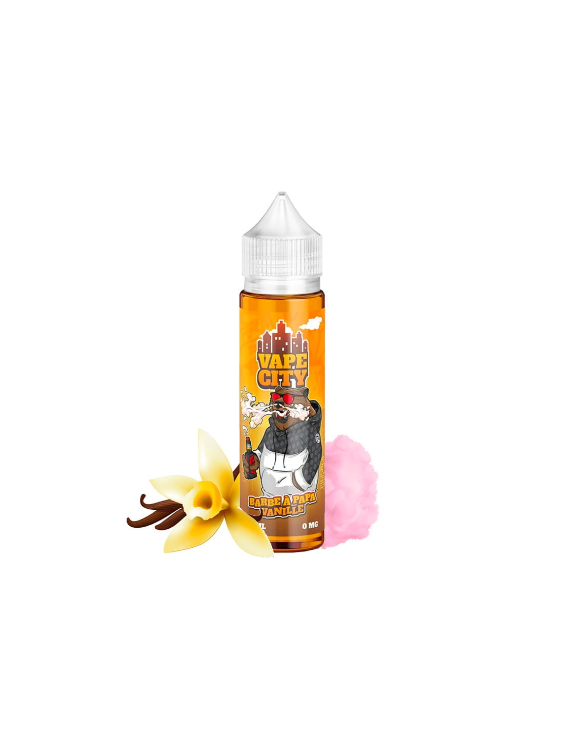 BARBE À PAPA VANILLE 50ML - VAPE CITY 13,99 € AlkaVape