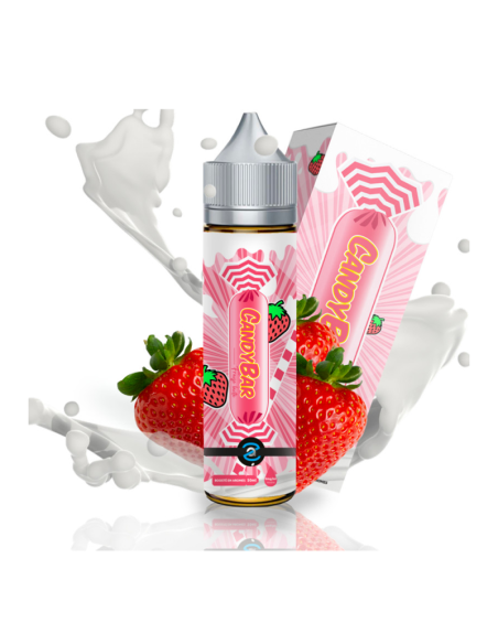 CANDY BAR FRAISE LACTÉE 50ML - AROMAZON