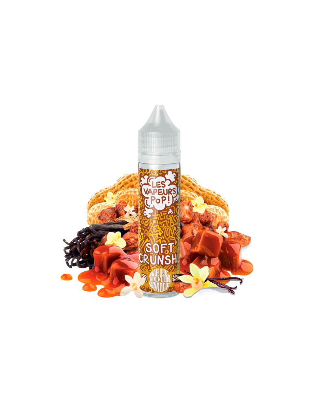 SOFT CRUNSH 50ML - LES VAPEURS POP 13,99 € AlkaVape