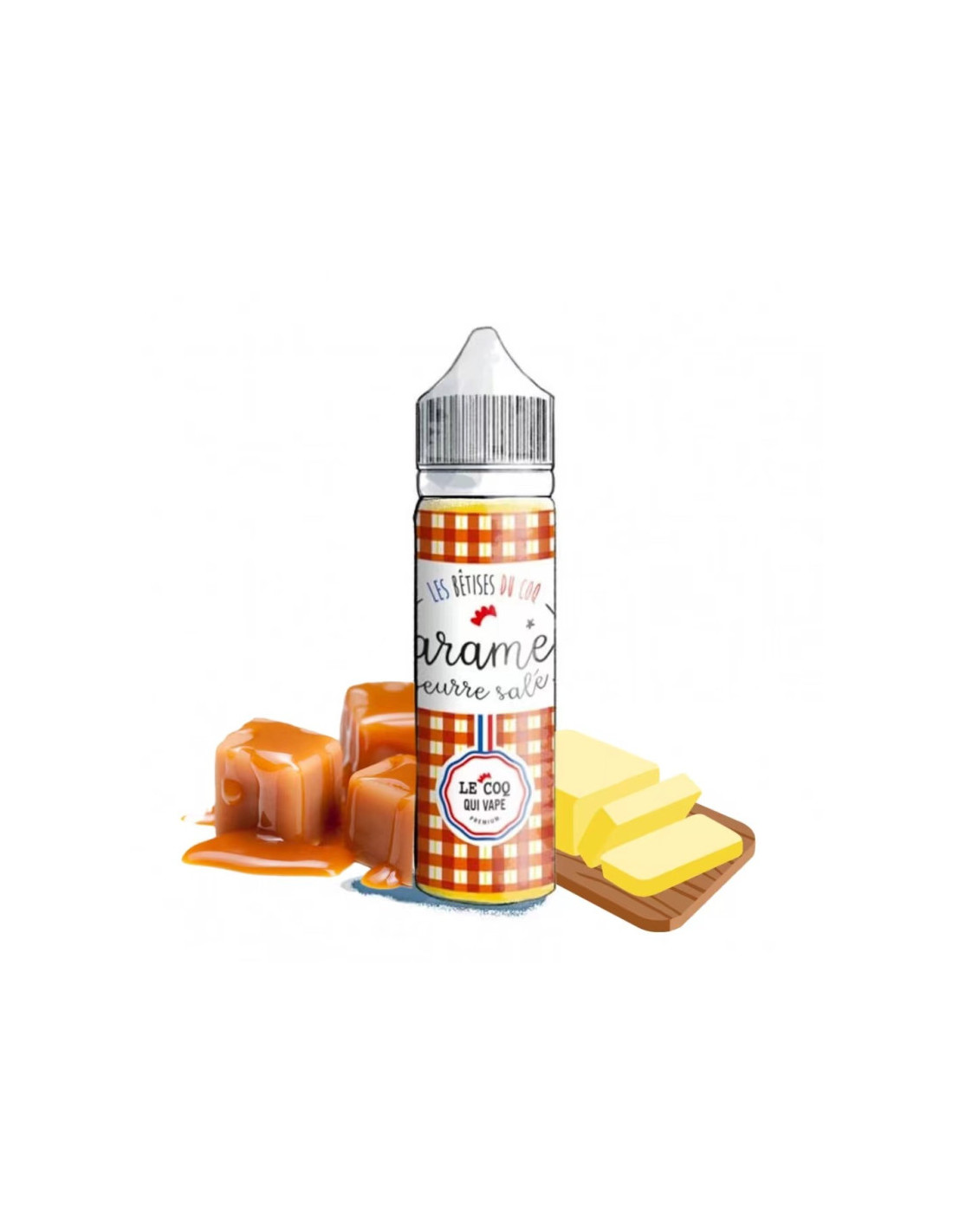 CARAMEL BEURRE SALE 50ML - LES BÊTISES DU COQ 13,99 € AlkaVape
