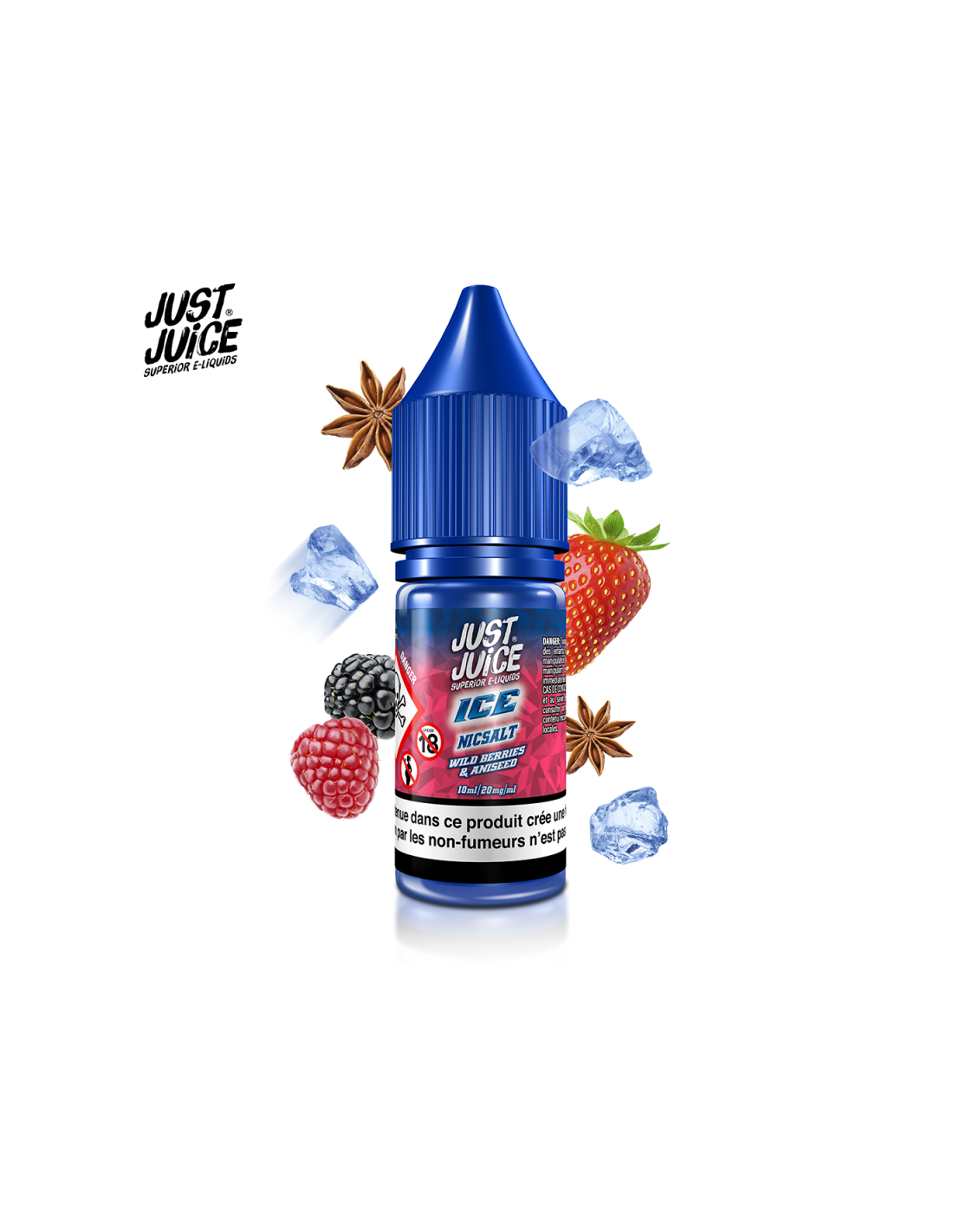 WILD BERRIES & ANISEED ICE 10ML NIC SALT - JUST JUICE 4,99 € AlkaVape