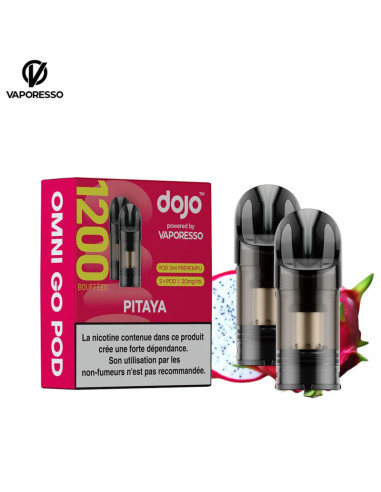 CARTOUCHES DRAGON FRUIT (2PCS) 600 PUFFS OMNI GO - DOJO BY VAPORESSO