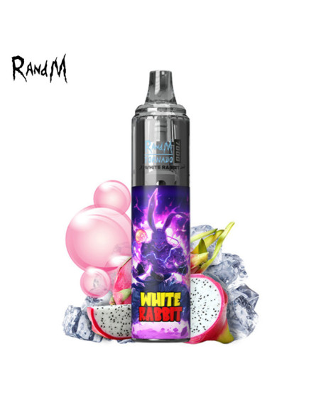 KIT DRAGON BUBBLE GUM ICE 7000 PUFFS 2ML - TORNADO BY RANDM