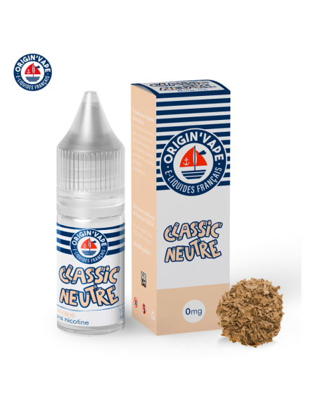 CLASSIC NEUTRE 10ML (BOITE DE 10) - ORIGIN'VAPE