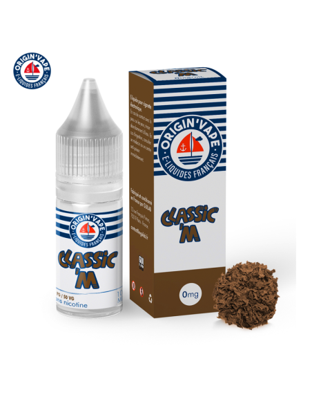 CLASSIC M 10ML (BOITE DE 10) - ORIGIN'VAPE