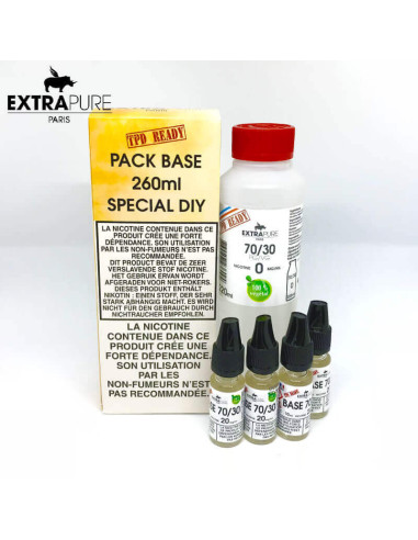 EXTRAPURE: PACK BASE 260ML - 70PG/30VG