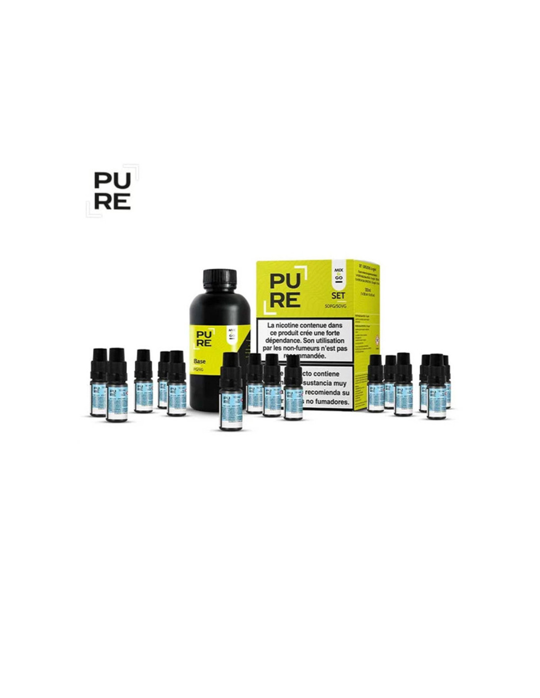 PACK DIY 500ML BASE 50/50 MIX&GO - PURE 11,99 € AlkaVape