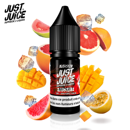 MANGUE ET ORANGE SANGUINE SUR GLACE 10ML NIC SALT - JUST JUICE