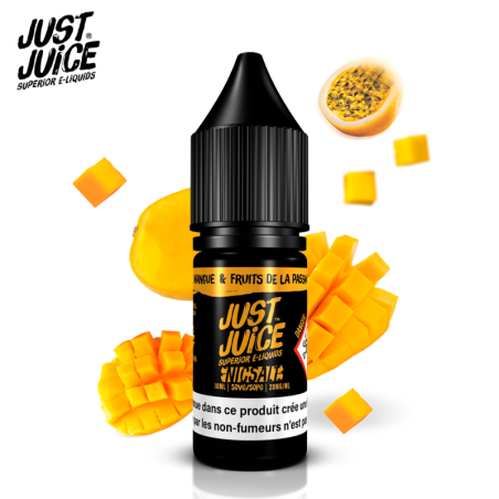 MANGUE & FRUIT DE LA PASSION 10ML NIC SALT - JUST JUICE