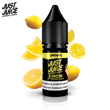 LIMONADE 10ML NIC SALT - JUST JUICE-AlkaVape.fr - Vapotes - E-liquides - Résistances-4,99 €