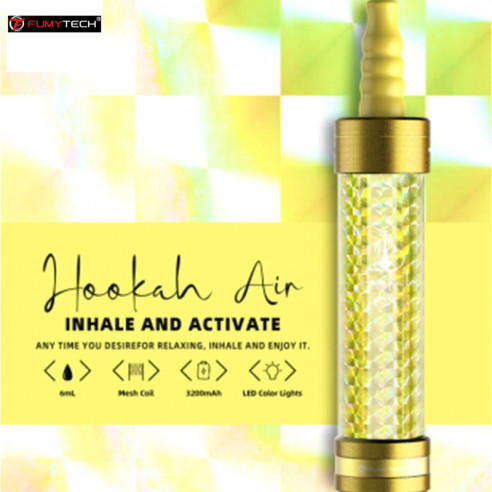 E-CHICHA PORTABLE HOOKAH AIR SPARKLE EDITION 3200MAH - FUMYTECH