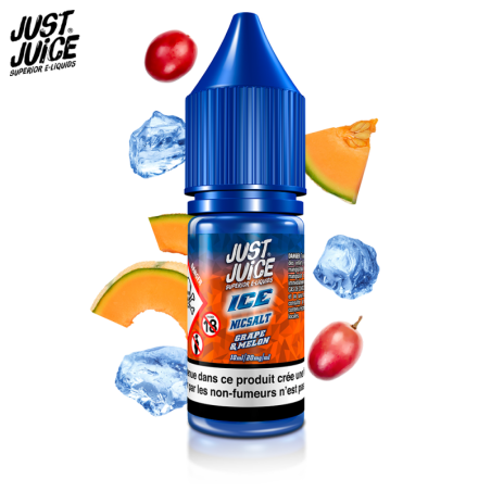 GRAPE & MELON ICE 10ML NIC SALT - JUST JUICE