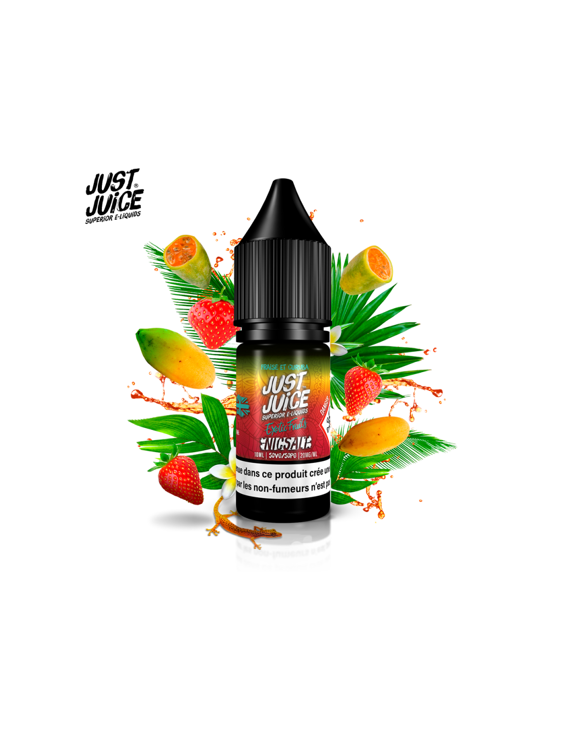 FRAISE & CURUBA 10ML NIC SALT - JUST JUICE 4,99 € AlkaVape