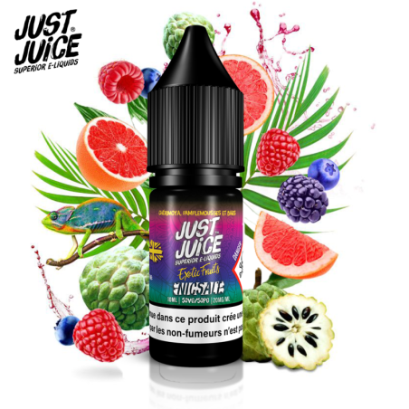 BLACKCURRANT & LIME ICE 10ML NIC SALT - JUST JUICE-AlkaVape.fr - Vapotes - E-liquides - Résistances-4,99 €